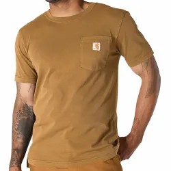 
                  CARHARTT Koszulka T-shirt Irvine Garment brązowa rozmiar S 106252.BRN.S004